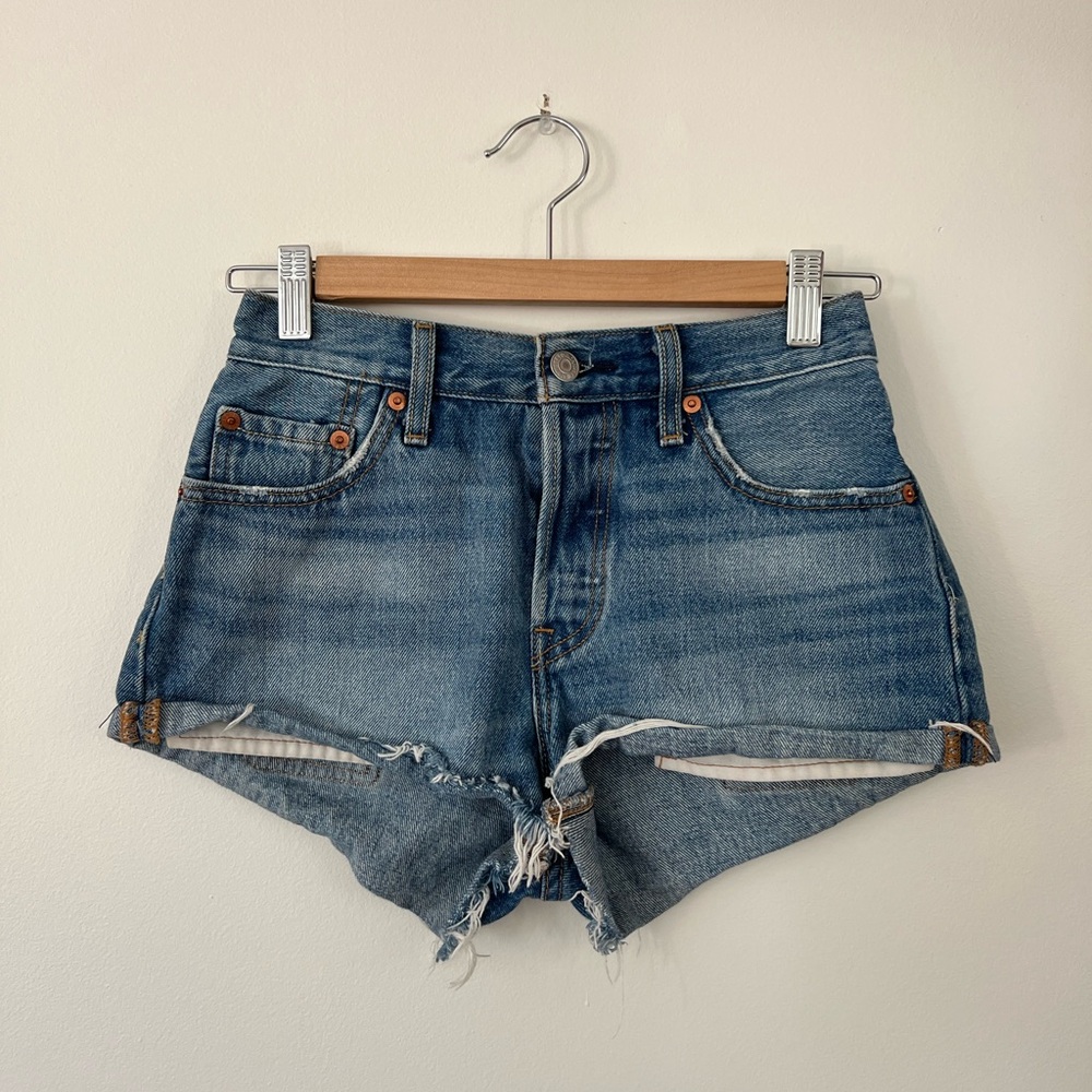 Levi’s 503 Cutoff Denim Shorts